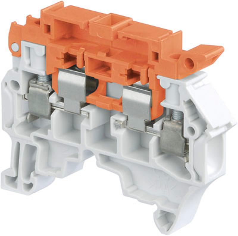 Клемма ZS4-S-R3 винт 4мм.кв. с разъед. совместимый с профилем ZS4-SF1