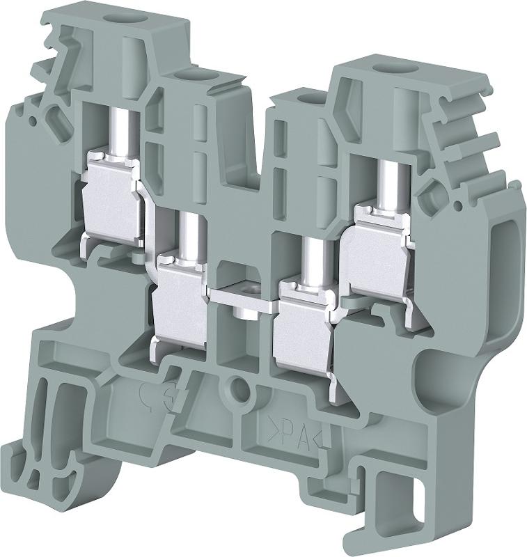 Клемма C4/6.4A винтовая, одна цепь, 4 зажима, 4мм?