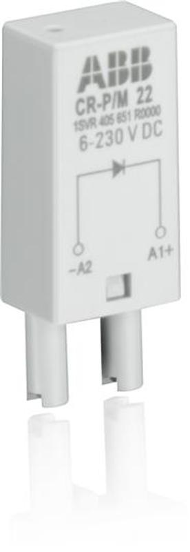 Диод и светодиод зеленый CR-P/M-42V 6-24B DC для реле CR-P, CR-M