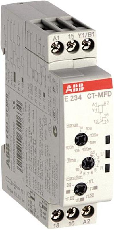 Реле времени CT-MFD.12 модульное многофункц.(7 функций )24-48B DC.24- 240B AC1ПК
