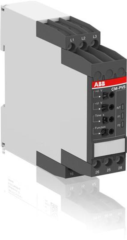 Реле контроля CM-PVS.41S без контр нуля, Umin/Umax=3x300-380В/420- 500BAC, обрыв,чередование, tрег =0-30с,2ПК, винтовые клеммы