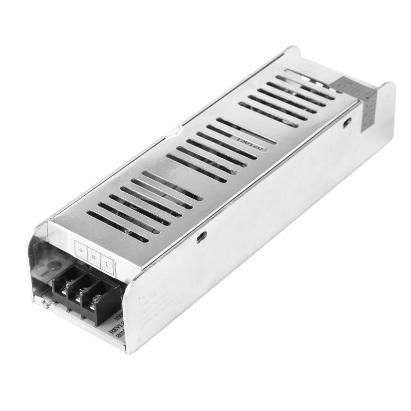 Источник питания компактный 12V, 12,5A, 150W с разъёмами под винт, без влагозащиты (IP23)