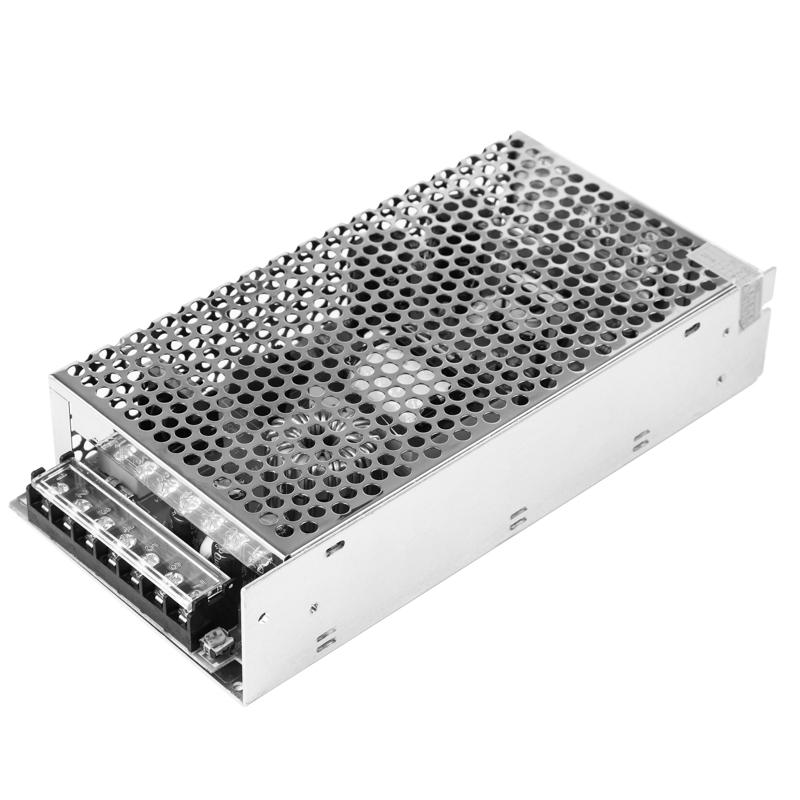 Источник питания 220V AC/12V DC, 16.7A, 200W с разъёмами под винт, без влагозащиты (IP23)