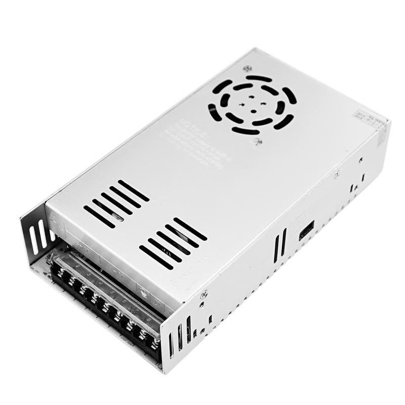 Источник питания Slim 12V DC, 34A, 400W с разъёмами под винт, без влагозащиты (IP23)