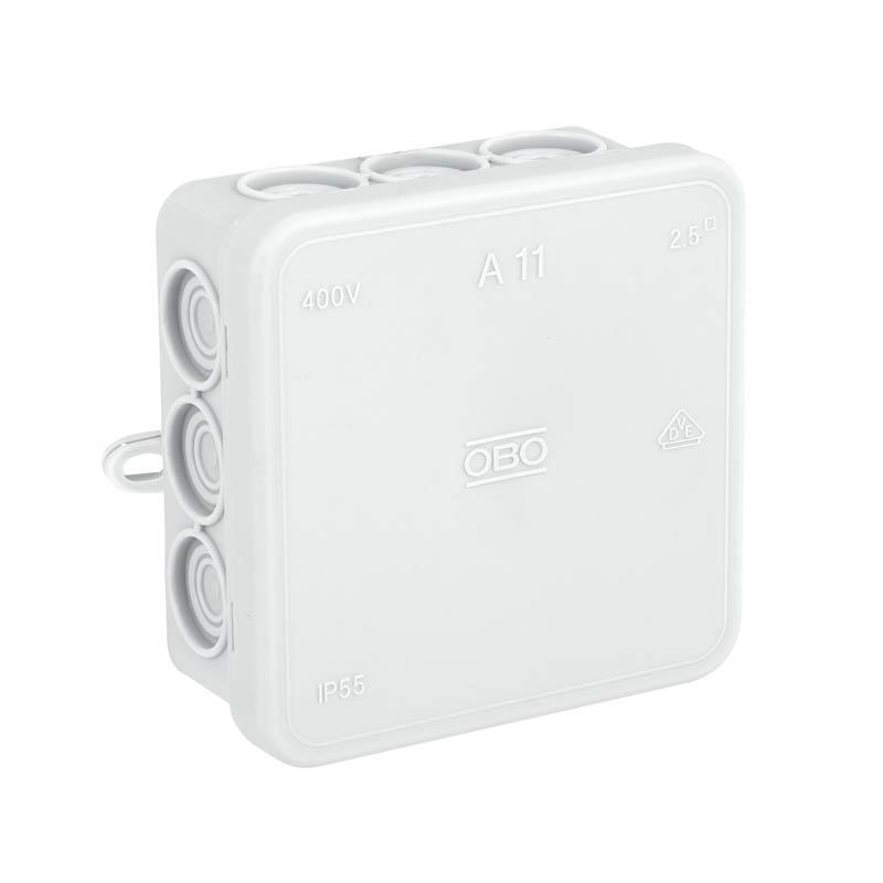 Коробка распределительная A11, 85x85x40 мм (A 11) IP55