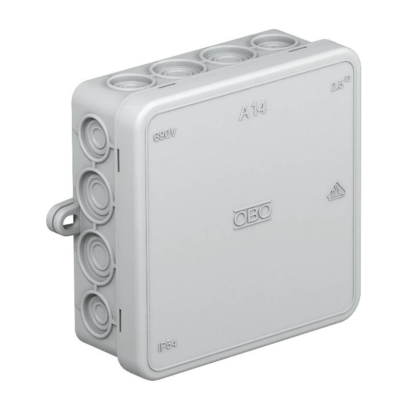 Коробка распределительная A14, 100x100x40 мм, степень защиты IP55 (A 14)