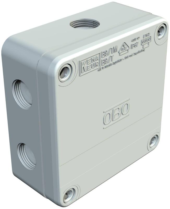 Коробка распределительная B9/T, 110x110x50 мм (Резьба M) IP67 (B 9 T M)