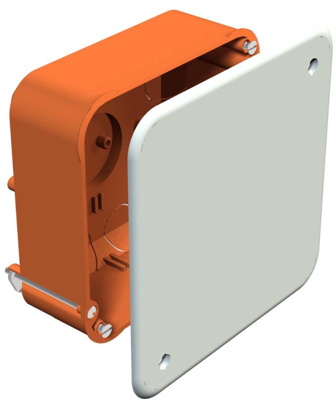 Коробка распределительная с/у 105x105x50 мм (HV 100 KD)