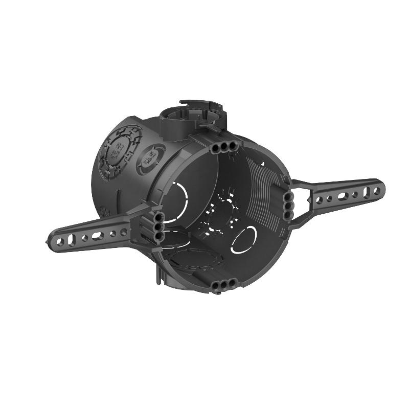 Монтажная коробка для сплошных стен с фиксирующими лапками ,Ø60mm, H66mm, IP30