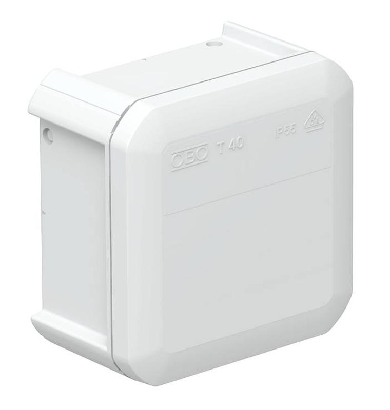 Коробка распределительнаяT40, 90x90x52 мм, сплошная стенка (T 40 OE)