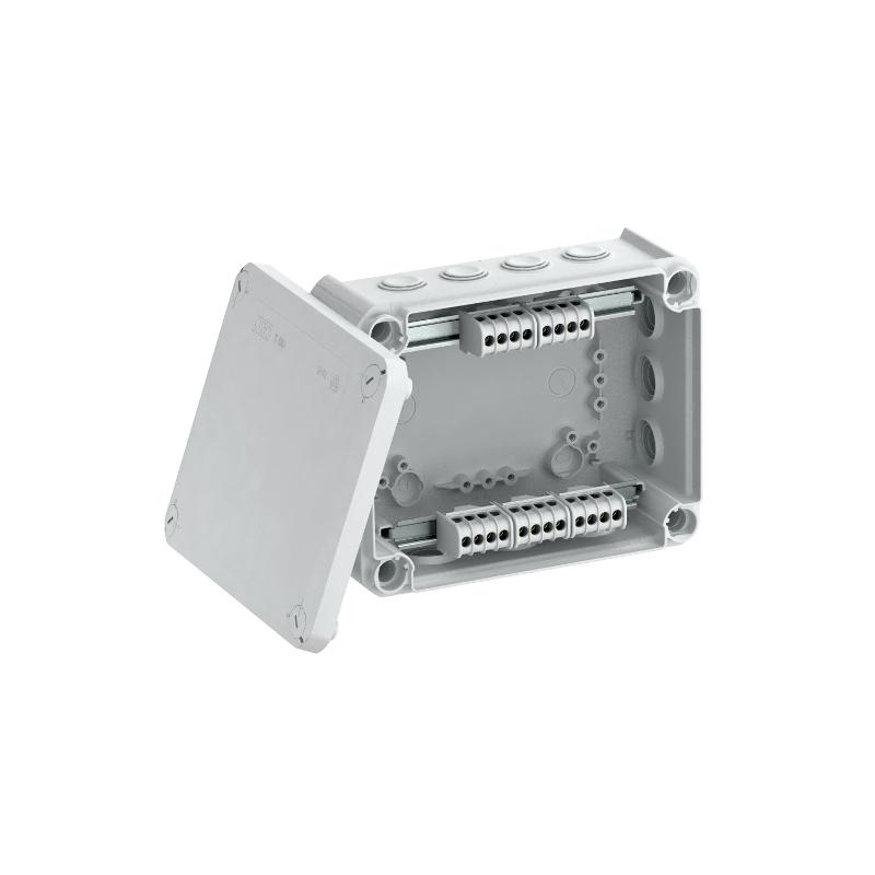 Коробка распределительная T160, 190x150x77 мм, IP66, с клеммой (T 160 KL)