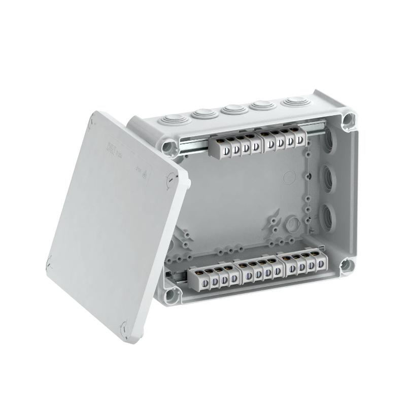 Коробка распределительная T250, 240x190x95 мм, IP66, с клеммой (T 250 KL)