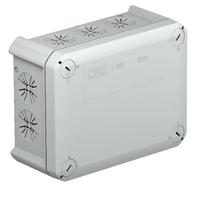 Коробка распределительная T100, вводы для разгрузки натяжения (T 100 ZE IP30)