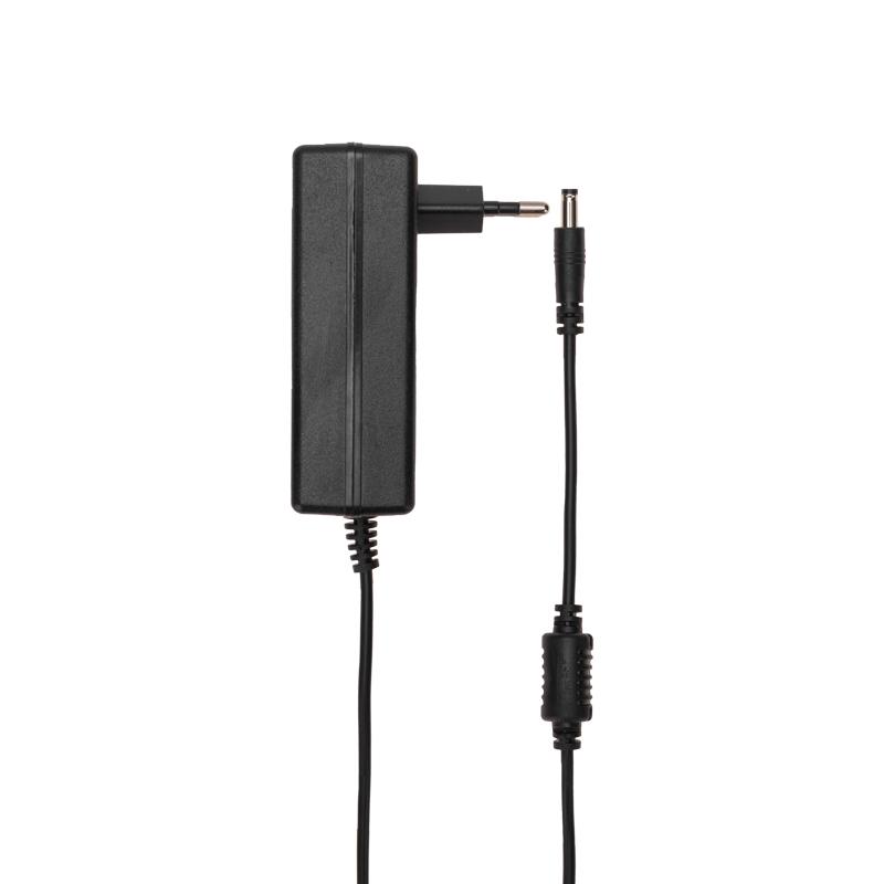 Источник питания 220V AC/24V DC, 1А, 24W с DC разъемом подключения 5.5*2.1, без влагозащиты (IP23)