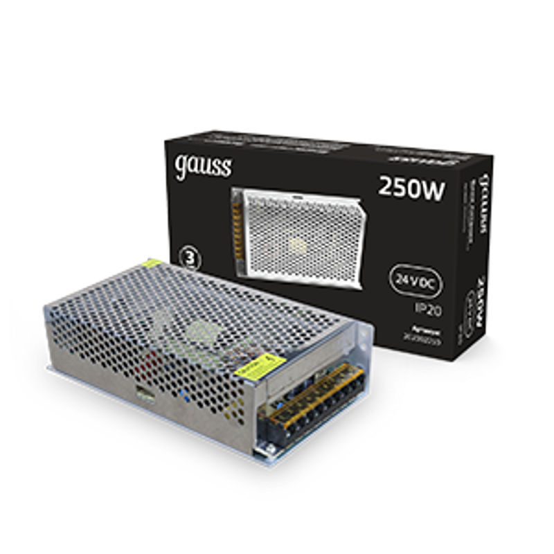 Блок питания 250W 24V IP20 1/36