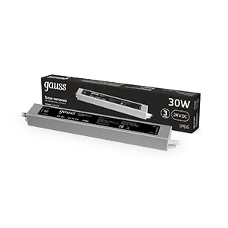 Блок питания 30W 24V IP66 1/50