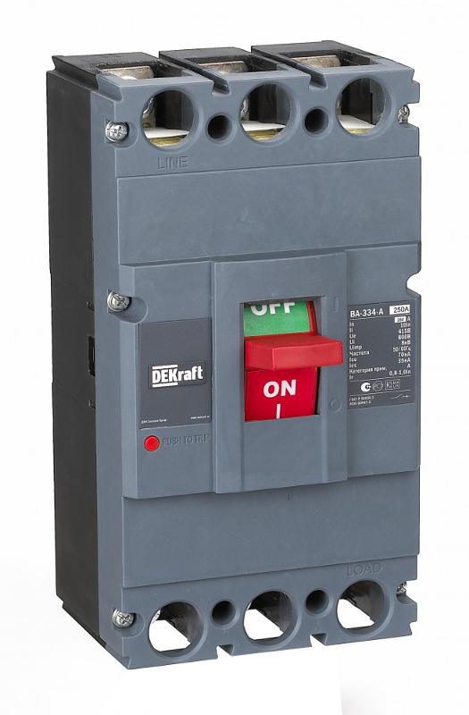 Силовой авт. выкл. 3P 250А c Ir=200А-250А 70кА ВА-334 af