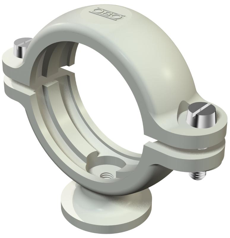 Крепежная скоба цокольная 40,5-43mm (2960 43 M6 LGR)