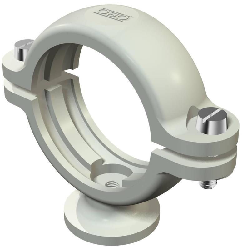Крепежная скоба цокольная 50,5-54mm (2960 54 M6 LGR)