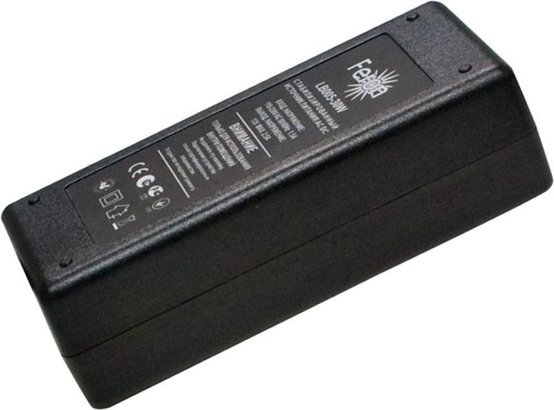 Трансформатор электронный для светодиодной ленты LB005  60W 12V (шнур 1.2 м) 115*60*32мм (драйвер)