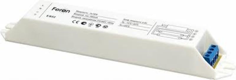 Аппарат пускорегулирующий EB51S 1*18W T8/G13 230V электронный ПРА 195*28*19мм