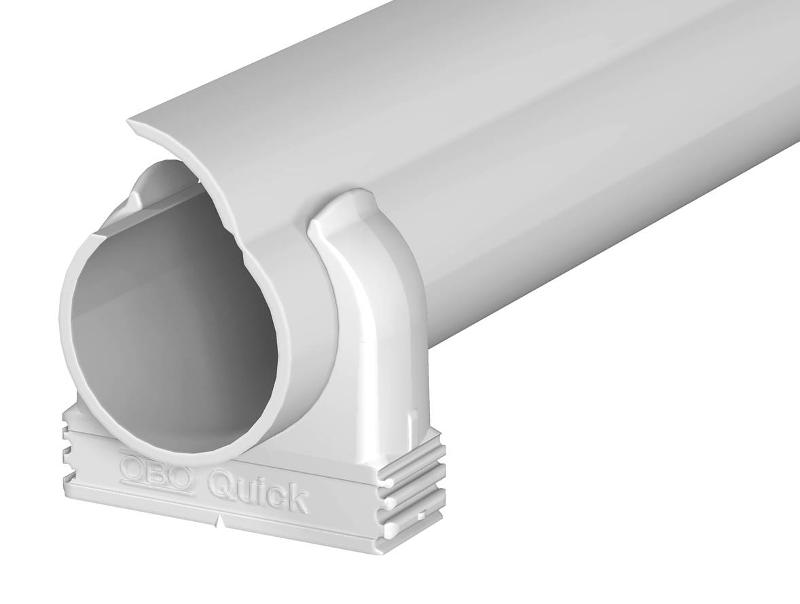 Труба пластиковая QuickPipe M32 (в комплекте с крепежом) (2954 M32 LGR)