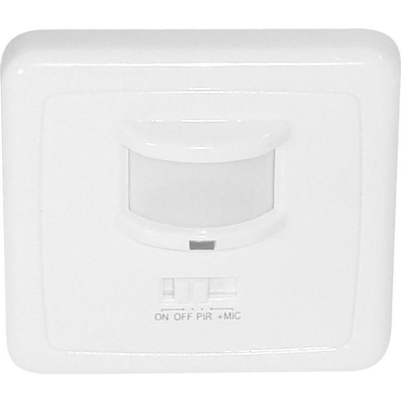 Датчик движения и освещенности 500W 12m 140° белый, SEN1A/LX2000