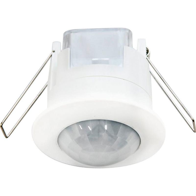Датчик движения и освещенности SEN86 230V 1200W 6m 360° (встраиваемый) белый