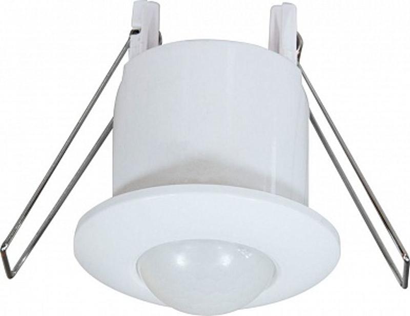 Датчик движения и освещенности SEN50 230V 500W 6m 360° (встраиваемый mini) белый