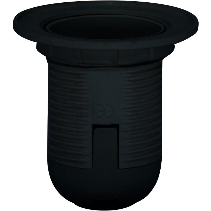 LH110 230V E27 патрон пластиковый (57x59мм) черный