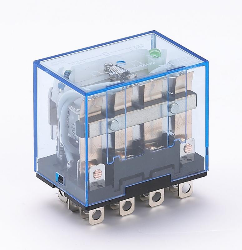 Промежуточное реле 4 конт. с инд. LED 10А 24В DC ПР-