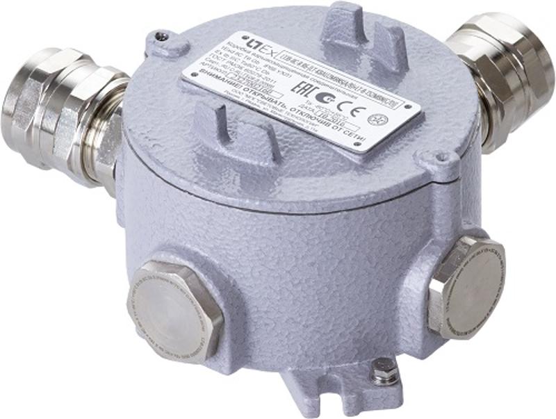 Коробка соединительная взрывозащищенная LTJB-IIC-R6-[LT-B-TS2MA(A/B/C/D)]