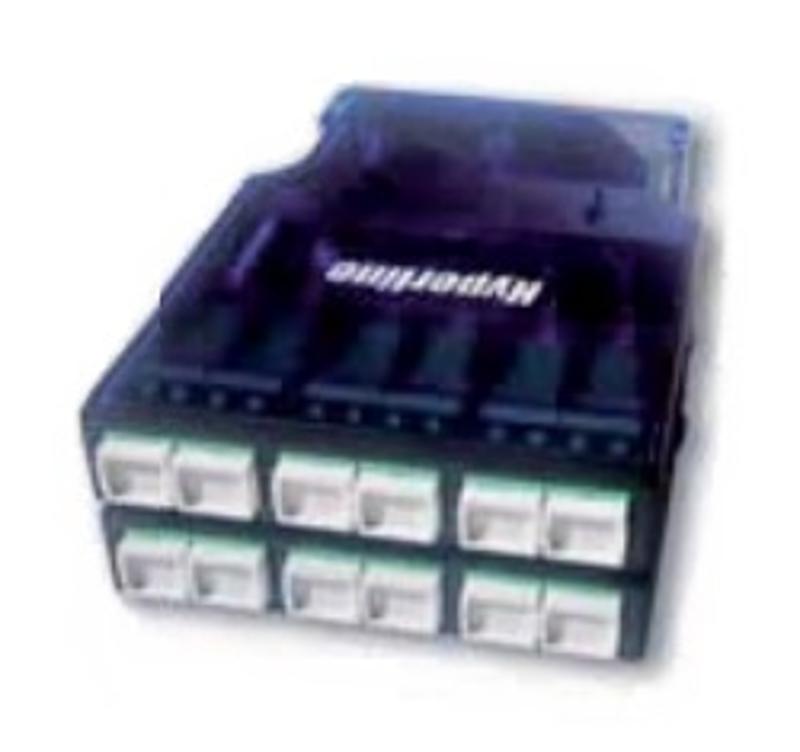 Кассета PPTR-CSS-1-6xDLC-SM/GN-BLд. оптич.претерминир.реш.,6дупл.порт.LC/APCд.одномодов.каб.,синий корпус/зеленые порты