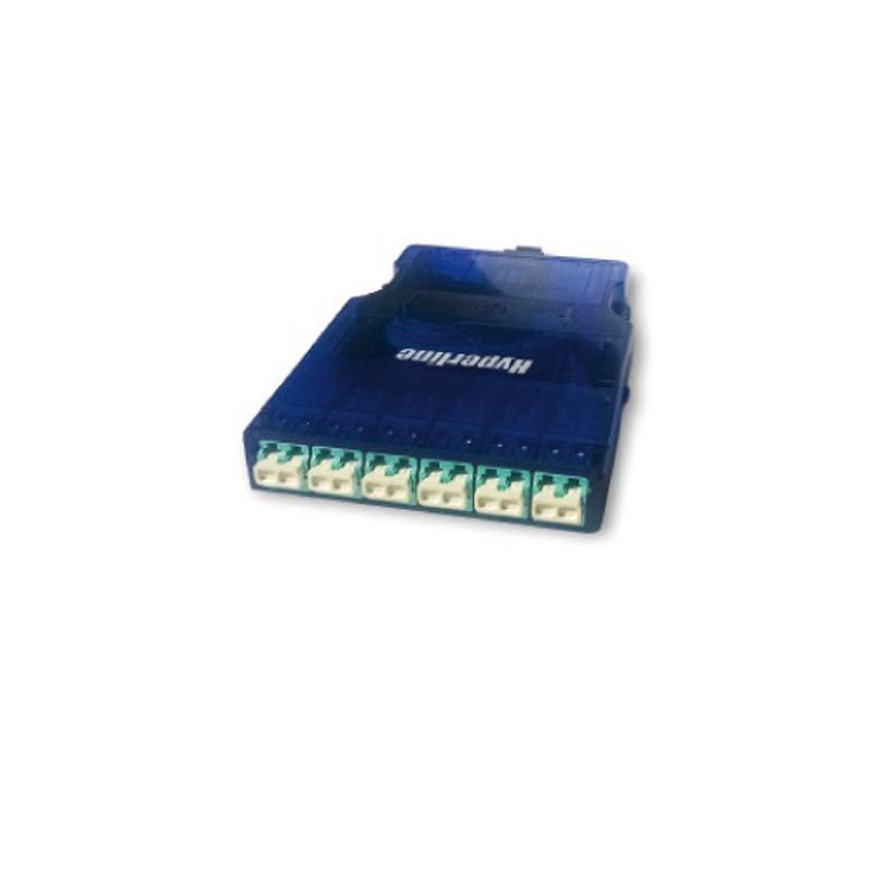 Кассета PPTR-CSS-2-6xDSC-SM/GN-BLд. оптич. претерминированных реш., 6 дупл. портов SCд. одномодов.каб.,синий корпус/зеленые порты