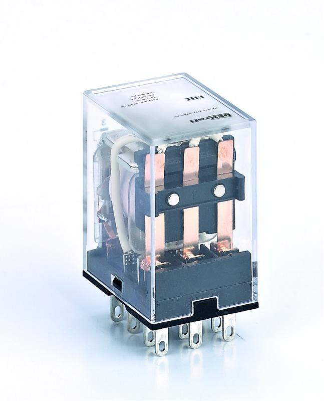 Промежуточное реле 3 конт. с LED инд. 10А 110В AC ПР-102