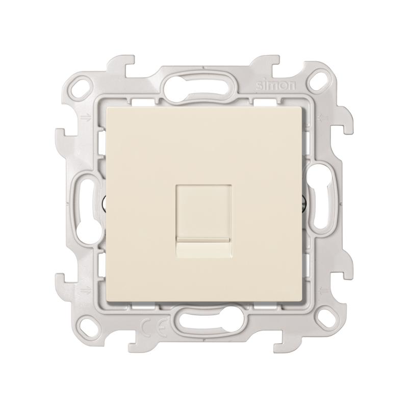 Simon 24 Сл. кость Телефонная розетка RJ11