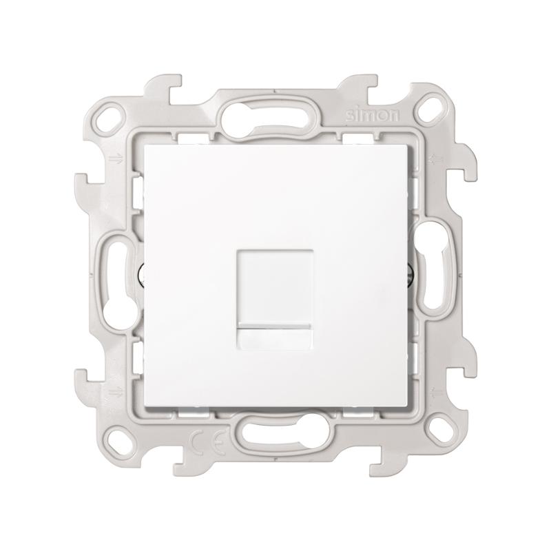 Розетка для передачи данных RJ45 Cat.6 UTP белого цвета S24 Harmonie