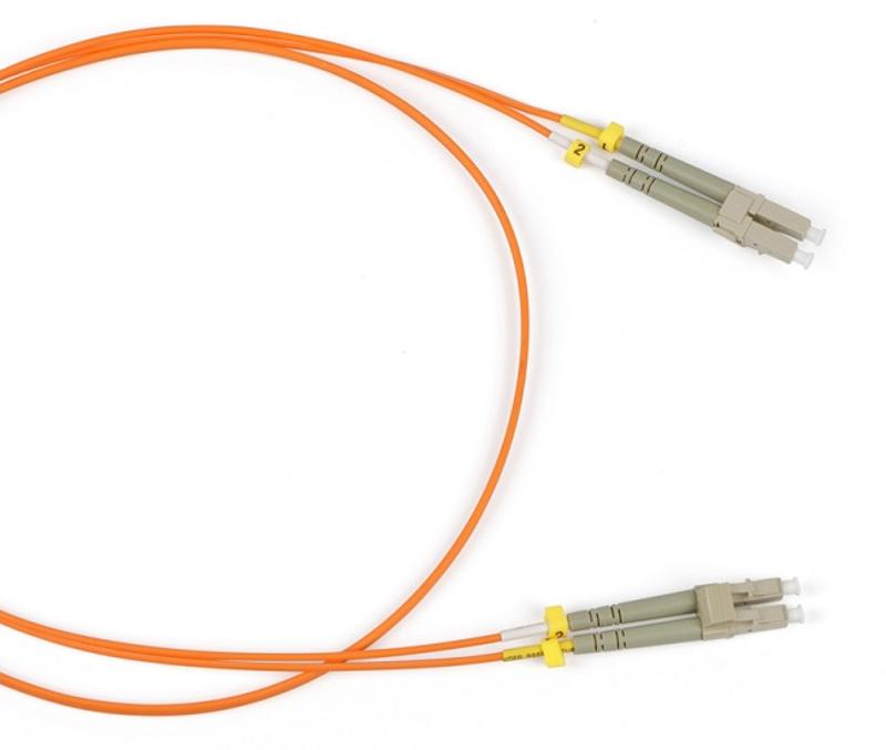 FC-D2-50-LC/PR-LC/PR-H-1.5M-LSZH-OR Патч-корд волоконно-оптический (шнур) MM 50/125, LC-LC, 2.0 мм, duplex, LSZH, 1.5 м