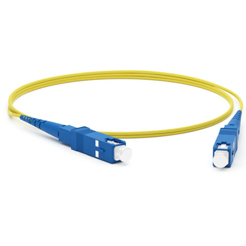 FC-S2-9-SC/UR-SC/UR-H-0.5M-LSZH-YL Патч-корд волоконно-оптич. (шнур) SM 9/125 (OS2), SC/UPC-SC/UPC, 2.0 мм, simplex, LSZH, 0.5 м