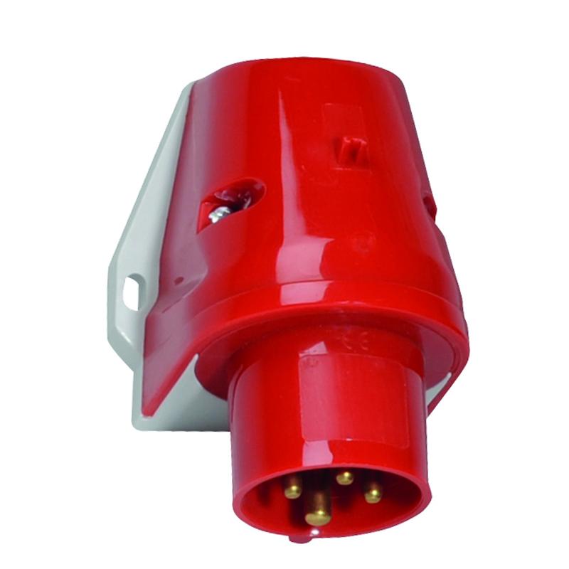 Вилка настенная 32A 4p 400V 6h IP44 Quick Connect размер 92x94 I 24405-Bals I Bals