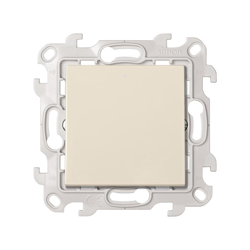 Simon 24 Сл. кость Переключатель 1-кл. с подсв. (с 2-х мест)