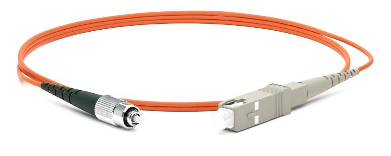 FC-S2-50-FC/PR-SC/PR-H-1.5M-LSZH-OR Патч-корд волоконно-оптический (шнур) MM 50/125, FC-SC, 2.0 мм, simplex, LSZH, 1.5 м