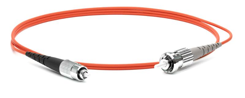 FC-S2-50-FC/PR-ST/PR-H-1.5M-LSZH-OR Патч-корд волоконно-оптический (шнур) MM 50/125, FC-ST, 2.0 мм, simplex, LSZH, 1.5 м
