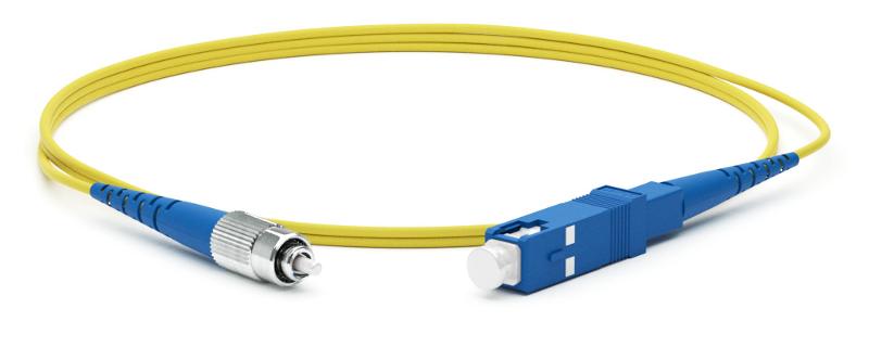 Патч-корд FC-S2-9-FC/UR-SC/UR-H-50M-LSZH-YLвол.-оптич.(шнур) SM 9/125 (OS2),FC/UPC-SC/UPC,2.0мм,simplex,LSZH,50м