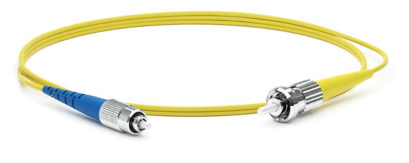 Патч-корд FC-S2-9-FC/UR-ST/UR-H-15M-LSZH-YLвол.-оптич.(шнур) SM 9/125 (OS2),FC/UPC-ST/UPC,2.0мм,simplex,LSZH,15м