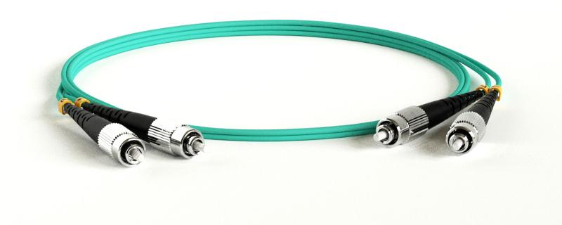 Патч-корд FC-D2-503-FC/PR-FC/PR-H-10M-LSZH-AQ волоконно-оптический (шнур) MM 50/125(OM3), FC-FC, duplex, LSZH, 10 м