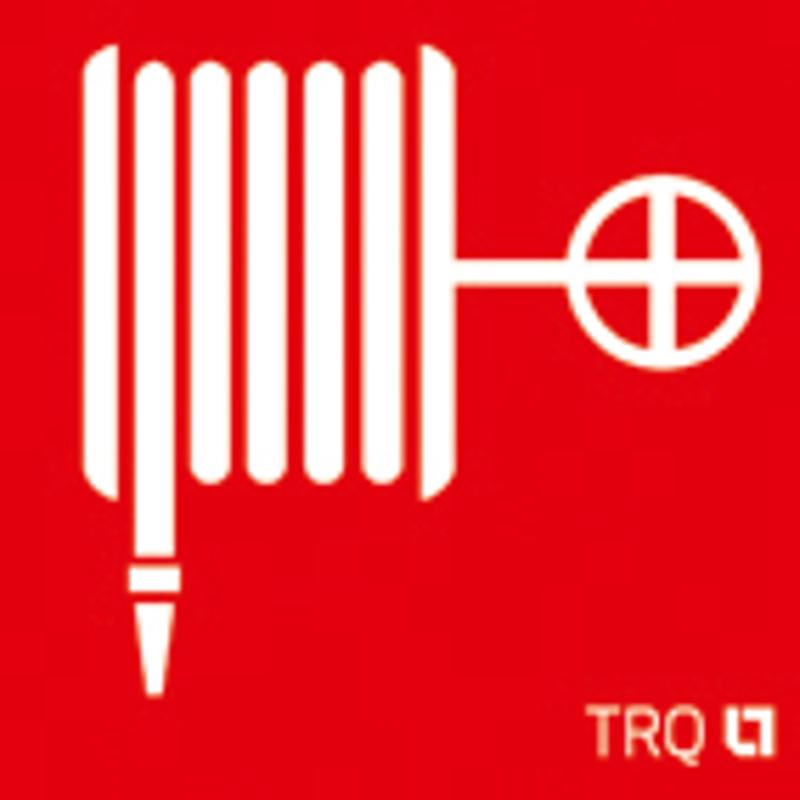 Пиктограмма (Наклейка) ППБ 0001 Пожарный кран (250х115) для SIRAH