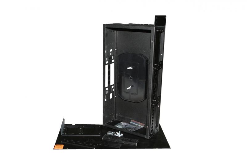 Бокс оптич.FO-19R-2U-6xSLT-W140H42-48UN-BK унив.19",от8до48п.(SC,duplexLC,ST,FC),со сплайс пласт.,б.пиг.и пр.ад.,2U,черн.