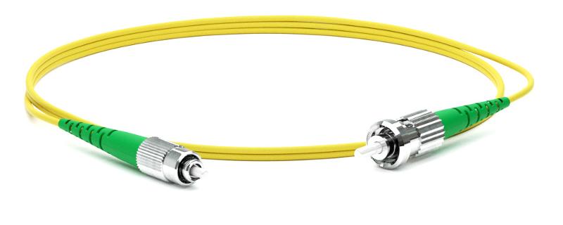 Патч-корд FC-S2-9-FC/AR-ST/AR-H-10M-LSZH-YLвол.-оптич.(шнур) SM 9/125 (OS2),FC/APC-ST/APC,2.0мм,simplex,LSZH,10м