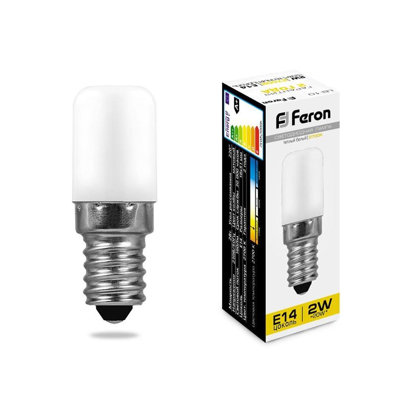 Лампа светодиодная LB-10 (2W) 230V E14 2700K для холодильника